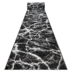 Paklājs - celiņš BCF MORAD Marmur Marmors antracīts / melns 100 cm cena un informācija | Paklāji | 220.lv