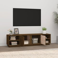 TV skapītis vidaXL, 156x40x40 cm, medus brūns цена и информация | Тумбы под телевизор | 220.lv