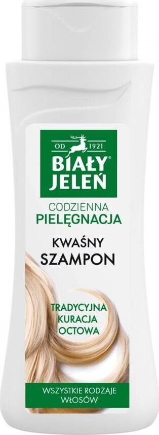 Skābs matu šampūns Biały Jeleń, 300 ml cena un informācija | Šampūni | 220.lv