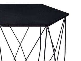 Комплект диван-стол TYFON-czarny (черный) цена и информация | Журнальные столики | 220.lv