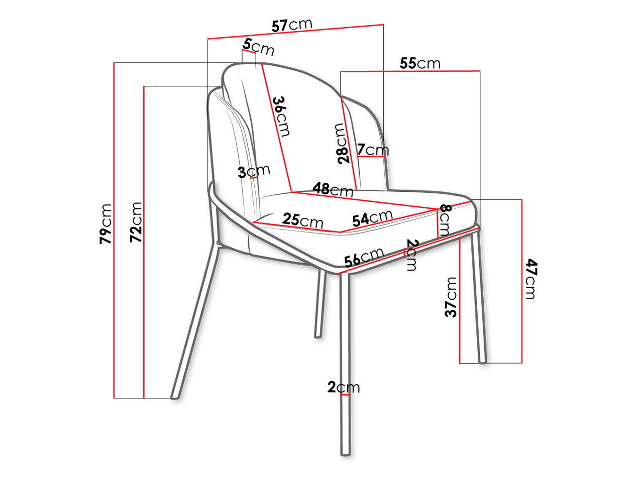 Krēsls OKSOMIK-Magic Velvet 2206-pelēka cena un informācija | Atpūtas krēsli | 220.lv