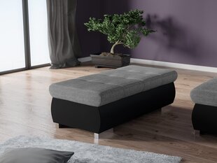 Тумба HERKULES large-ecoskóra Soft 011 (czarna) + Lux 05 цена и информация | Кресла-мешки и пуфы | 220.lv