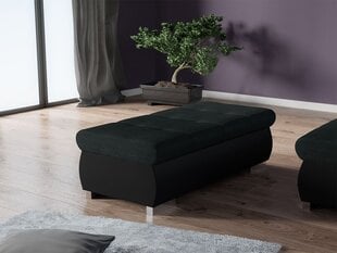 Тумба HERKULES large-ecoskóra Soft 011 (czarna) + Lux 08 цена и информация | Кресла-мешки и пуфы | 220.lv