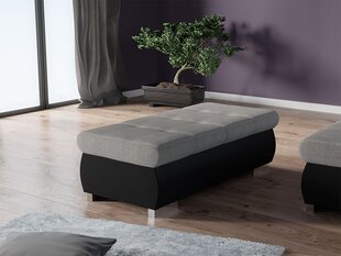 Тумба HERKULES large-ecoskóra Soft 011 (czarna) + Бристоль 2460 цена и информация | Кресла-мешки и пуфы | 220.lv