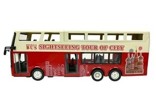 Radiovadāms divstāvu autobuss R/C, sarkans cena un informācija | Rotaļlietas zēniem | 220.lv