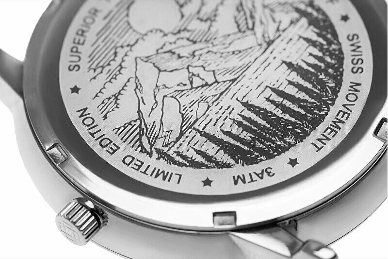 Sieviešu pulkstenis, Frederic Graff Sudraba grunhorn FFAD-2520S cena un informācija | Sieviešu pulksteņi | 220.lv