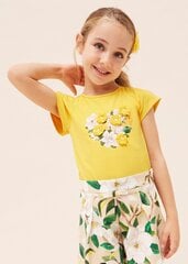 Детская футболка Mayoral, желтый, 3071*54, 8445445665971 цена и информация | Рубашки для девочек | 220.lv