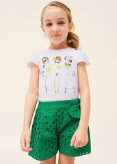Детская футболка Mayoral, желтый, 3055*32, 8445445661409 цена и информация | Рубашки для девочек | 220.lv