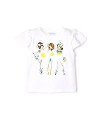 Детская футболка Mayoral, желтый, 3055*32, 8445445661409 цена и информация | Рубашки для девочек | 220.lv