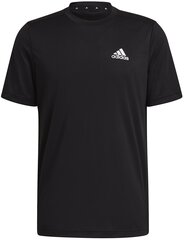 Мужская футболка Adidas M Pl Tee Black GM2090 GM2090/S цена и информация | Мужские футболки | 220.lv