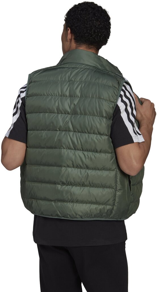 Adidas Vestes Ess Down Vest Green HK4650 HK4650/XL cena un informācija | Vīriešu vestes | 220.lv