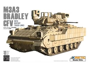 Конструктор Kinetic M3A3 Bradley CFV with Bigfoot Track-links, 1/35, 61016 цена и информация | Конструкторы и кубики | 220.lv