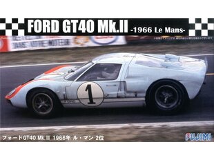 Fujimi - Ford GT40 Mk-II `66 LeMans 2nd, 1/24, 12604 cena un informācija | Konstruktori | 220.lv