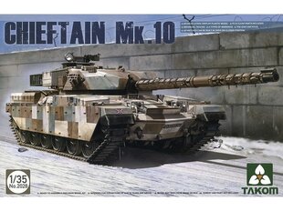 Takom - British Main Battle Tank Chieftain Mk.10, 1/35, 2028 cena un informācija | Konstruktori | 220.lv