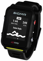 Vīriešu pulkstenis, Sigma, iD.TRI SET Black 24250 цена и информация | Фитнес-браслеты | 220.lv