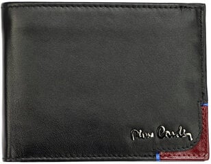 Бумажник Pierre Cardin Black TILAK75 88061/NERO/ROSSO цена и информация | Мужские кошельки | 220.lv