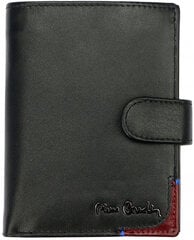 Бумажники Pierre Cardin Black TILAK75 326A/NERO/ROSSO цена и информация | Мужские кошельки | 220.lv