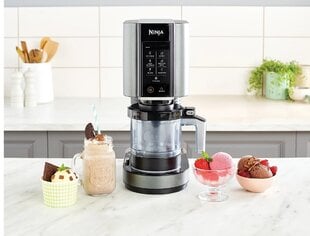 Ninja NC300EU ice cream maker Traditional ice cream maker 0.473 L 800 W Black, Silver цена и информация | Особенные приборы для приготовления пищи | 220.lv