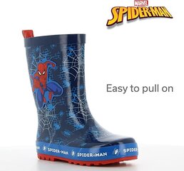 Leomil детские резиновые сапоги Spider Man, синие, размер 25 цена и информация | Резиновые сапоги детские | 220.lv