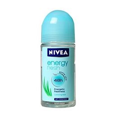 Dezodorants Nivea Energy Fresh Antiperspirant Roll-On, 50 ml cena un informācija | Dezodoranti | 220.lv