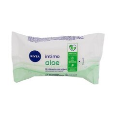 Nivea Intimo Aloe - Intimní ubrousky 15 ks 0.0ks цена и информация | Средства для интимной гигиены | 220.lv