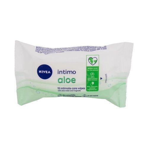 Nivea Intimo Aloe - Intīmās salvetes, 15 gab. cena un informācija | Intīmās higiēnas līdzekļi | 220.lv