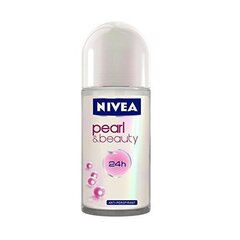 Dezodorants Nivea Pearl & Beauty Antiperspirant Roll-On, 50 ml cena un informācija | Dezodoranti | 220.lv