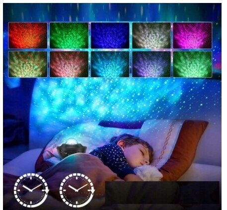 LED projektora lampa, disko bumba, zvaigžņota debess, + mūzikas skaļrunis cena un informācija | Lampas bērnu istabai | 220.lv