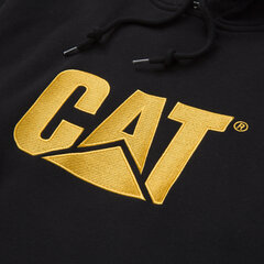 Vīriešu džemperis ar kapuci Cat W10646, melns/dzeltens cena un informācija | Darba apģērbi | 220.lv