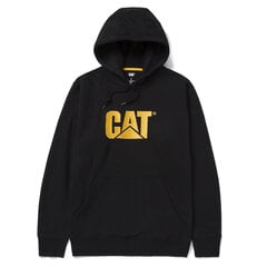 Vīriešu džemperis ar kapuci Cat W10646, melns/dzeltens cena un informācija | Darba apģērbi | 220.lv