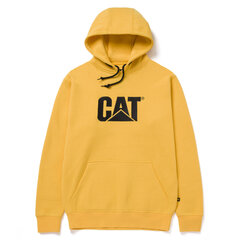 Vīriešu džemperis ar kapuci CAT W10646 yellow-black цена и информация | Рабочая одежда | 220.lv