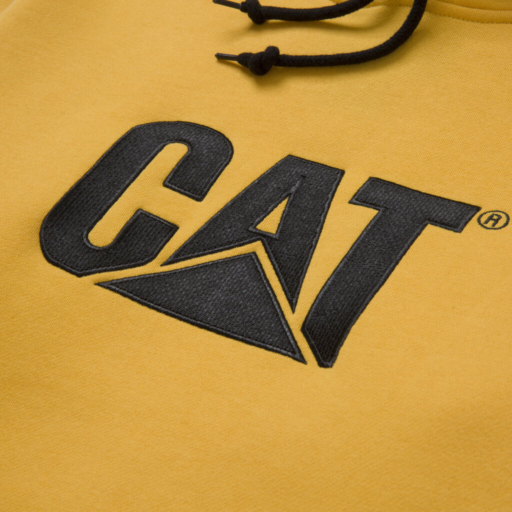 Vīriešu džemperis ar kapuci CAT W10646 yellow-black cena un informācija | Darba apģērbi | 220.lv