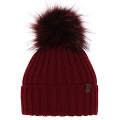 Sieviešu cepure Need 4You, bordo, merino wool цена и информация | Женские шапки | 220.lv