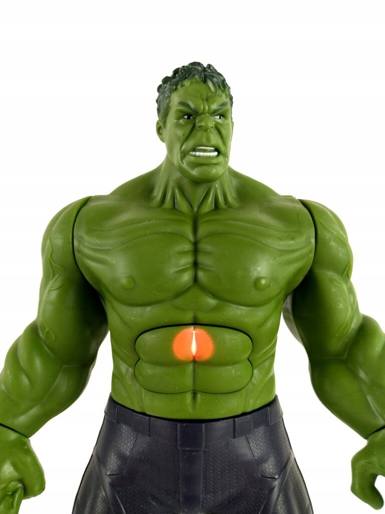 Varoņu Avengers figūra Hulk, 30 cm, ar skaņas efektiem cena un informācija | Rotaļlietas zēniem | 220.lv