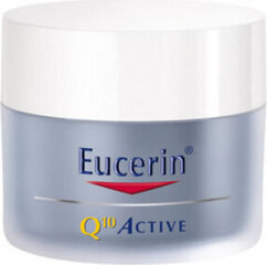 Ночной крем от морщин Q10 Active Eucerin 50 ml цена и информация | Наносите на чистую кожу лица. Подержите около 10-15 минут и смойте водой. | 220.lv