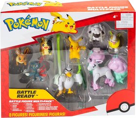 Набор фигурок Pokemon Battle Ready, 8 шт. цена и информация | Игрушки для мальчиков | 220.lv