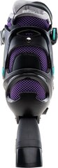 Роликовые коньки регулируемого размера CoolSlide Wonton YG, размер 40-43, черный/фиолетовый цвет цена и информация | Роликовые коньки | 220.lv