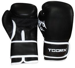 Boxing gloves TOORX PANTHER 10oz black  leather цена и информация | Боевые искусства | 220.lv