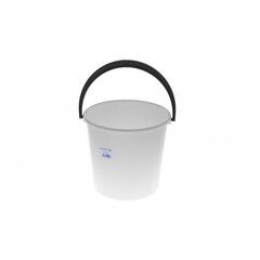 Белое пластиковое ведро, 10 л. цена и информация | Чистящие средства | 220.lv