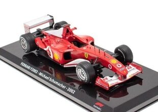 FERRARI F2002 Michael Schumacher - 2002 World Champion HACHETTE 1:24 cena un informācija | Kolekcionējamie modeļi | 220.lv