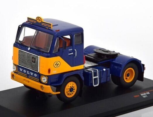 Volvo F88 1971 ASG Blue/Yellow IXO 1:43 TR034 цена и информация | Kolekcionējamie modeļi | 220.lv