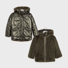 Двусторонняя куртка Mayoral для девочек цена и информация | Куртки, пальто для девочек | 220.lv