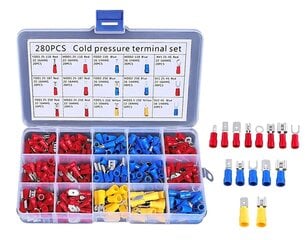280 gabalu vadu savienotāju izolācijas komplekts цена и информация | Механические инструменты | 220.lv