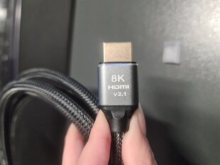 HDMI — HDMI kabelis 2 m Izoxis HDMI 2.1 8K 60 hz 4K 120 Hz kaina ir informacija | Kabeļi un vadi | 220.lv