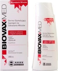 Matu augšanu stimulējošs šampūns L'biotica Biovax Med Dermo-stimulating Hair Regrowth, 200 ml cena un informācija | Šampūni | 220.lv