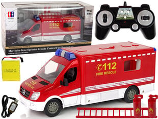 Attālināti vadāma ugunsdzēsēju mašīna RC, sarkana cena un informācija | Rotaļlietas zēniem | 220.lv