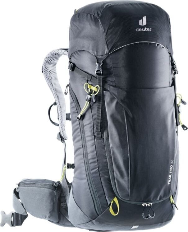 Tūristu mugursoma Deuter Trail Pro, 36 l, melna/pelēka cena un informācija | Sporta somas un mugursomas | 220.lv