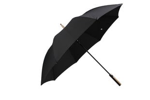 Automātiski atverams 8 ribu stikla šķiedras taisns lietussargs ar stilīgu Black Gold rokturi cena un informācija | Lietussargi vīriešiem | 220.lv