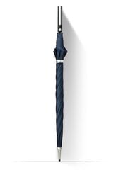 Automātiski atverams 8 ribu stikla šķiedras taisns lietussargs ar stilīgu Blue Silver rokturi цена и информация | Мужские зонты | 220.lv