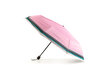 Kompakts saliekams lietussargs ar rozā svītru цена и информация | Lietussargi sievietēm | 220.lv